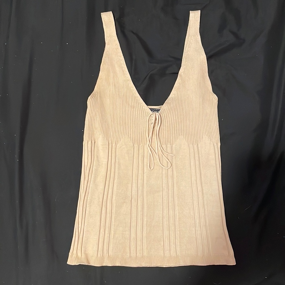 Beige tank top